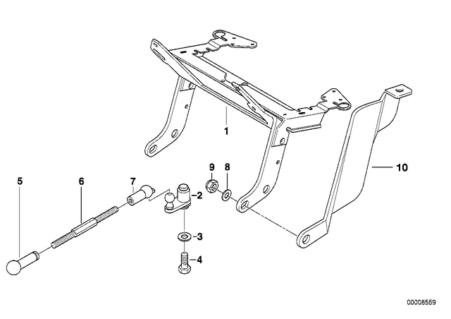 61131379084 - : Cable Strap Bracket for BMW-Motorrad Image
