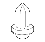 91560S9AA01 - Body: Lower Molding Clip for Honda: Accord, Accord Crosstour, Civic, CR-V, Crosstour, Element, Passport, Pilot, Ridgeline Image