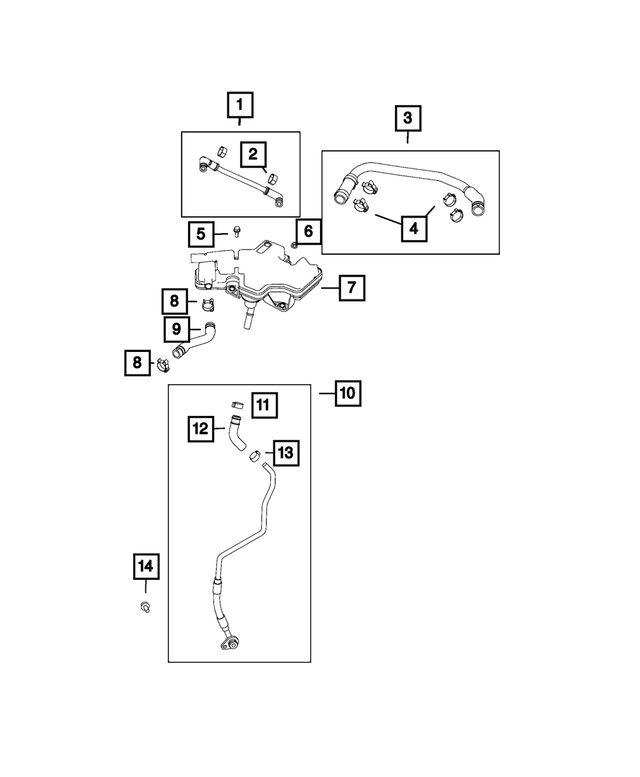 68320849AA - : Engine Oil Separator for Mopar Image