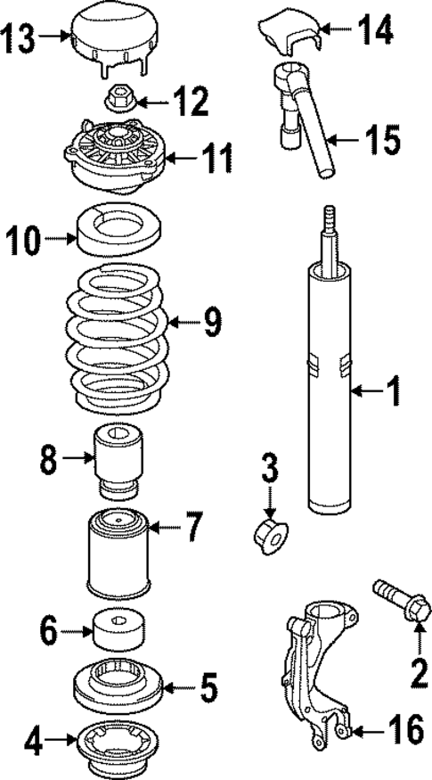 Struts & Components for 2021 Audi RS7 Sportback #0