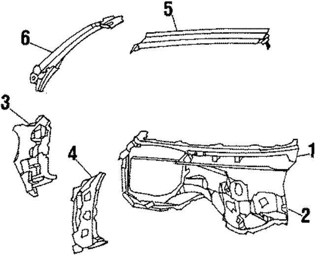 20325667 - Body: Cowl Grille for GM Image