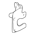 39111S0XA00 - : 1999-2004 Honda Odyssey - Bracket R Radio for Honda: Odyssey Image