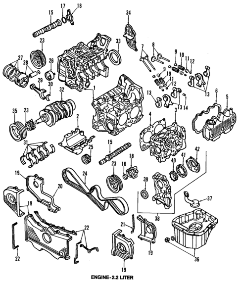 その他 SUBARU Engine Parts for 1993 Subaru Legacy | OEM Parts Online