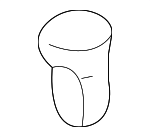 64725AC010C0 - Body: Trunk Side Trim Hook for Toyota: Avalon, Camry, Solara Image