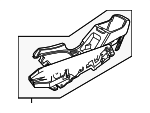 12842698 - Body: Console Assembly for Saab: 9-3, 9-3X Image