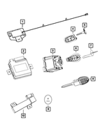 68245481AD - Electrical: Hub Receiver for Ram: 2500, 3500 Image