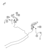 68073199AB - Brakes: Brake Line Clip for Mopar Image