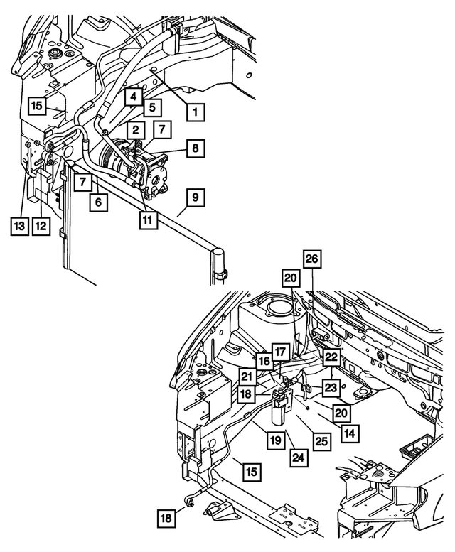 5019242AA - Air Conditioning &amp; Heater: A/c Check Valve Cap for Mopar Image