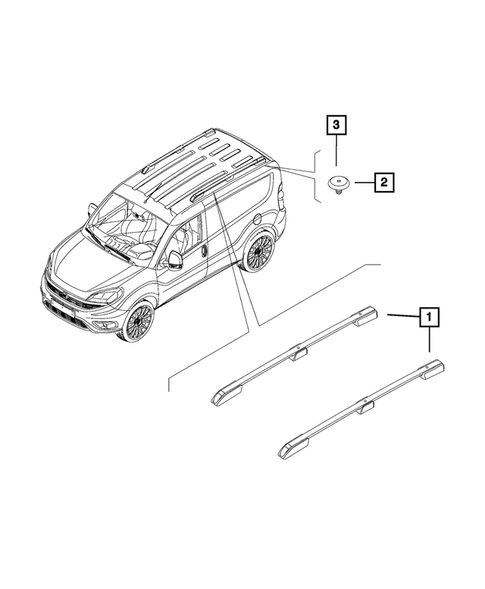 Sport Bar or Luggage Rack for 2015 Ram ProMaster City #0