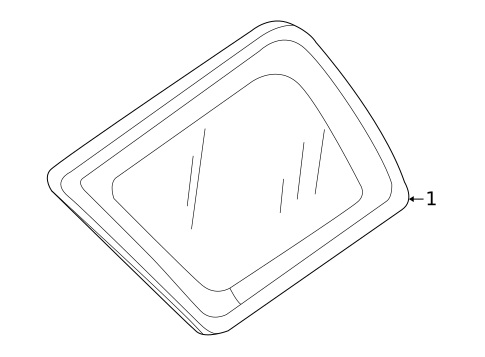 Glass & Hardware for 2009 Mazda Tribute #0