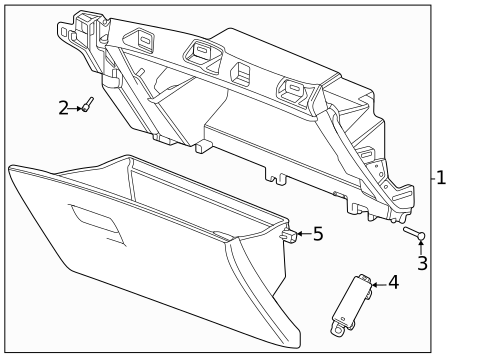 Glove Box for 2023 Buick Envision #0