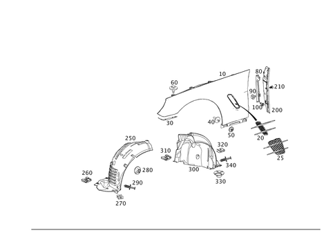 Front Fender for 2006 Mercedes-Benz SL65 AMG #0