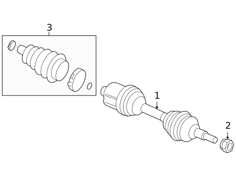 Drive Axles for 2012 Chevrolet Malibu #0