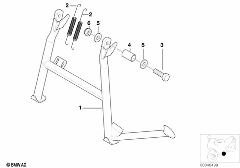 Center Stand for 2006 BMW-Motorrad F 650 GS #0
