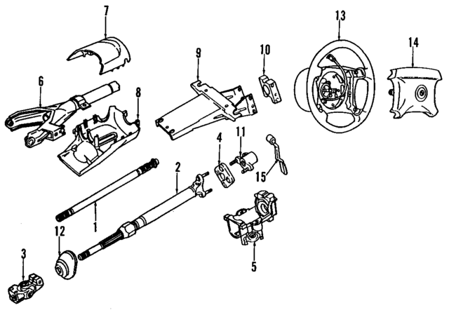32311160060 - Steering: Upper Shaft for BMW Image
