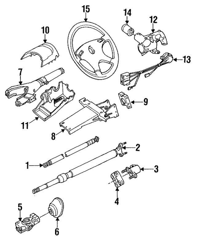 32311160060 - Steering: Upper Shaft for BMW Image