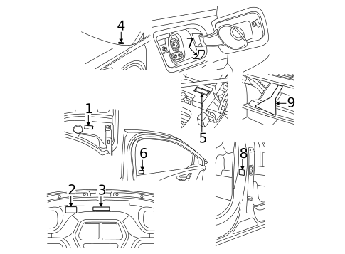 Information Labels for 2024 Audi Q4 e-tron Sportback #0