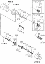 8970330980 - : Synchronizer Assembly, Low-High Transfer for Honda Image