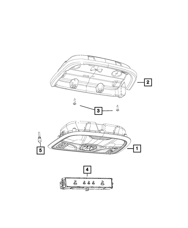 68171979AA - Interior Trim: Screw for Mopar Image