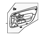 23272004023D16 - : Door Trim Panel for Mercedes-Benz Image