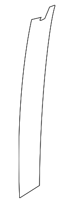 7597506050 - Body: Black Out Tape for Toyota: Camry Image