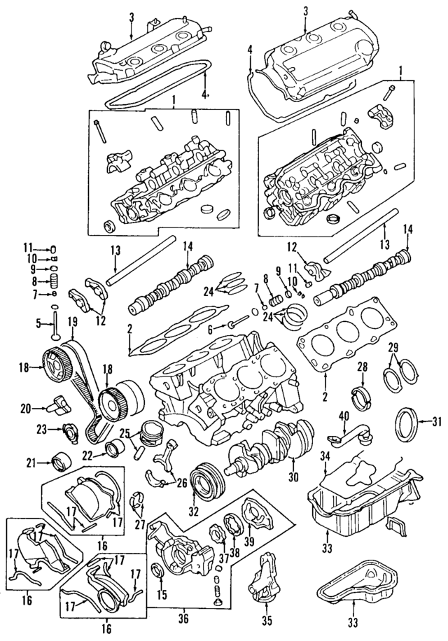 1115A091 - : Bearing Set for Mitsubishi Image