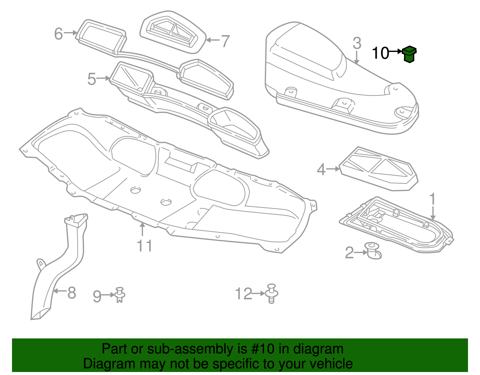 Outlet Hose Nut - BMW (7129925765)
