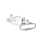 5XR31DX9AC - Glass: Inside Rear View Mirror for Mopar Image