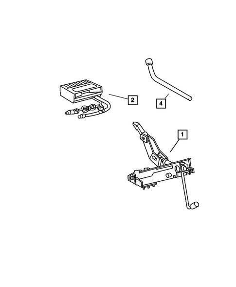 Spare Tire Stowage for 2004 Chrysler Crossfire #0