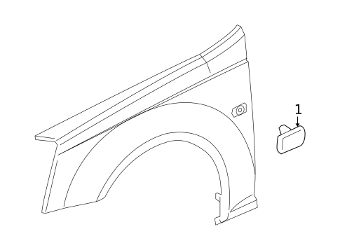 Side Repeater Lamps for 2009 Cadillac STS #0