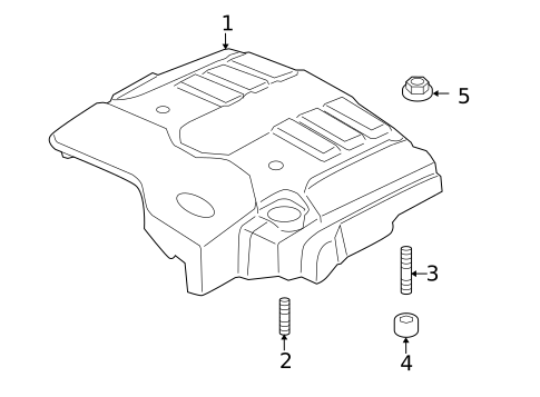Engine Appearance Cover for 2006 Land Rover LR3 #0