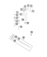 68724848AA - Engine: Hex Head Screw for Mopar Image