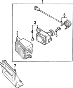 357941699 - Electrical: Fog Lamp Assembly for Volkswagen: Passat Image