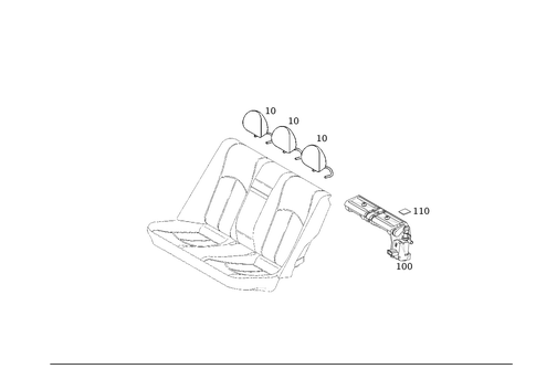 Head Restraint for 2006 Mercedes-Benz E320 #0