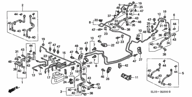 Brake Lines (1) for 1998 Acura NSX #0