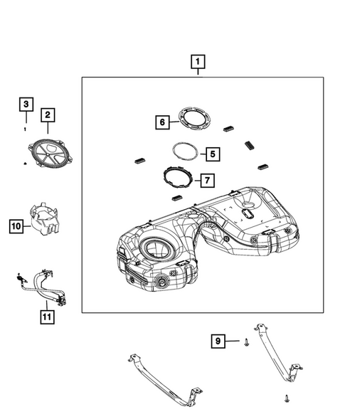 Fuel Tank for 2019 Alfa Romeo Stelvio #0