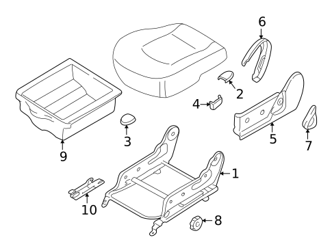 Tracks & Components for 2003 Hyundai Santa Fe #0