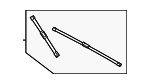61615B36879 - Wiper &amp; Washer: Wiper Blade for Mini Image