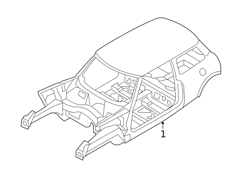 Body Shell for 2005 Mini Cooper #0