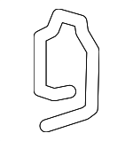 99710680200 - Cooling System: Inlet Hose Retainer Clip for Porsche: 718 Boxster, 718 Cayman, 718 Spyder, 911, Boxster, Cayman, Panamera Image