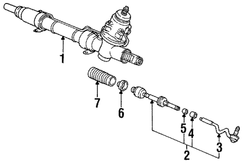 Steering Gear & Linkage for 1999 BMW M3 #0