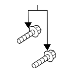 8H0831701 - Body: Upper Hinge Bolt for Audi: A3, A3 Quattro, A3 Sportback e-tron, Q5, Q5 PHEV, Q5 Sportback, Q7, R8, S3, SQ5, SQ5 Sportback, SQ7, TT Quattro, TT RS Quattro, TTS Quattro Image