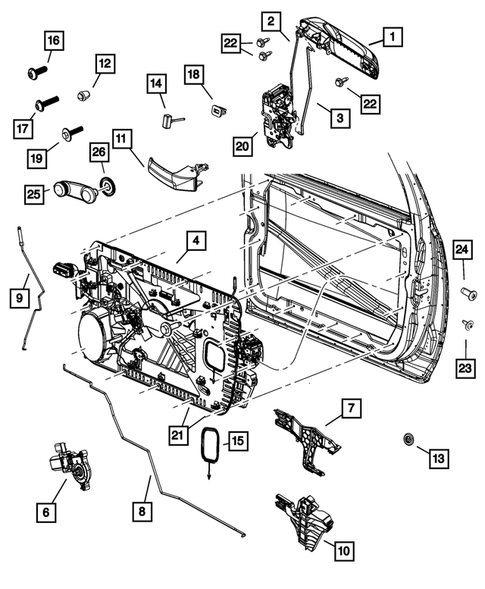 Front Door for 2009 Dodge Ram 1500 #0