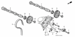 14551RCAA01 - Engine: BOLT, TIMING BELT IDLER for Honda Image