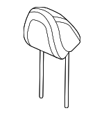 42788190125D - Body: Headrest for Audi Image