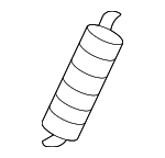 1K0881095 - Body: Seat Back Frame Tension Spring for Audi Image