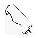 497217S001 - Steering: Return Line Assembly for Nissan: Armada, Pathfinder Armada, TITAN Image