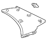 6247047010B0 - : Upper Quarter Trim for Toyota: Prius Image