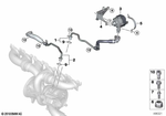 11538650087 - Engine: Coolant Return Line for BMW Image
