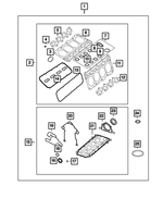 68223390AC - Engine: Engine Gasket Kit for Mopar Image